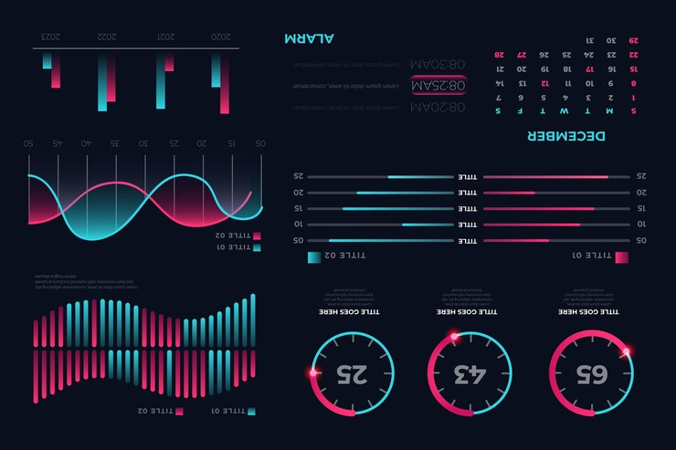 dashboard-infographic-element-set_23-2148378097